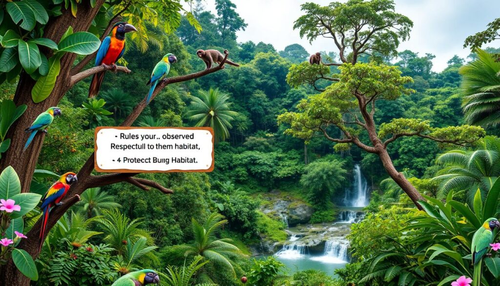 Verhaltensregeln in Naturschutzgebieten Costa Ricas Verhaltensregeln in Naturschutzgebieten Costa Ricas