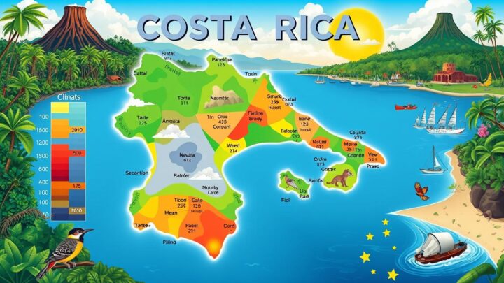 Costa Rica Klimatabelle: Wetter im Überblick