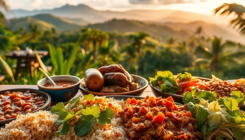 Vielfalt des Essens in Costa Rica