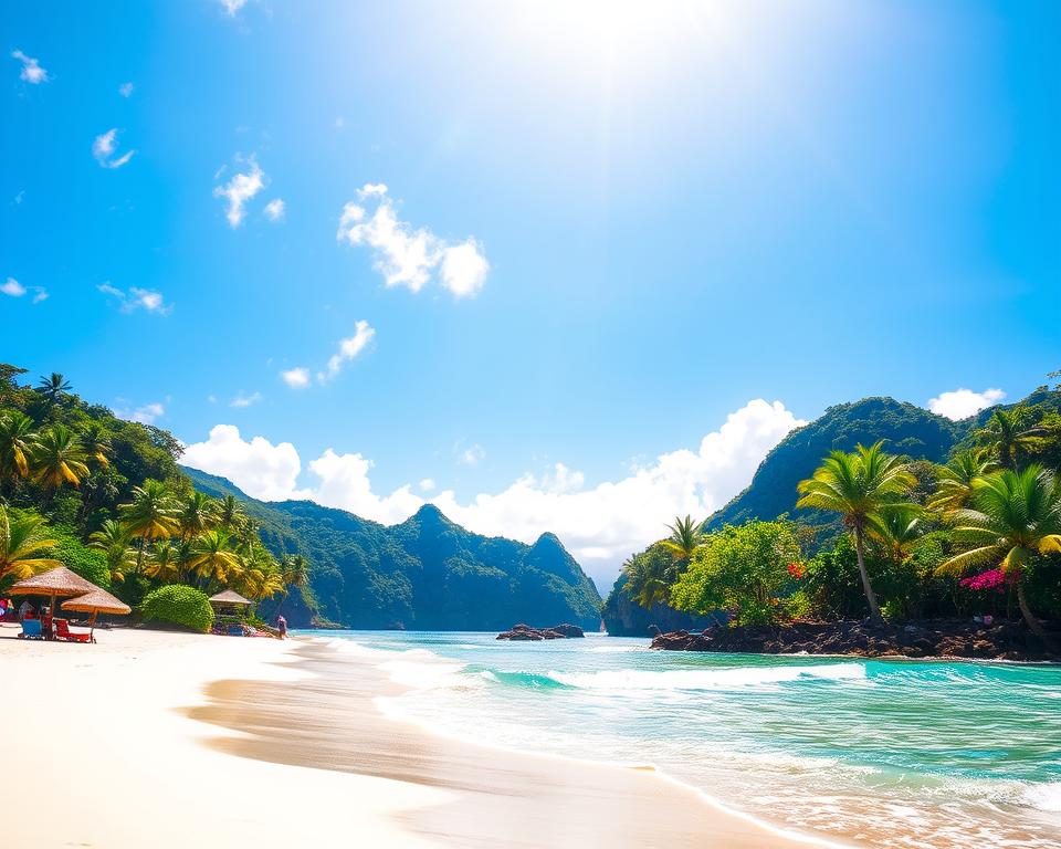 A beautiful scene of the stunning beaches in <a href=