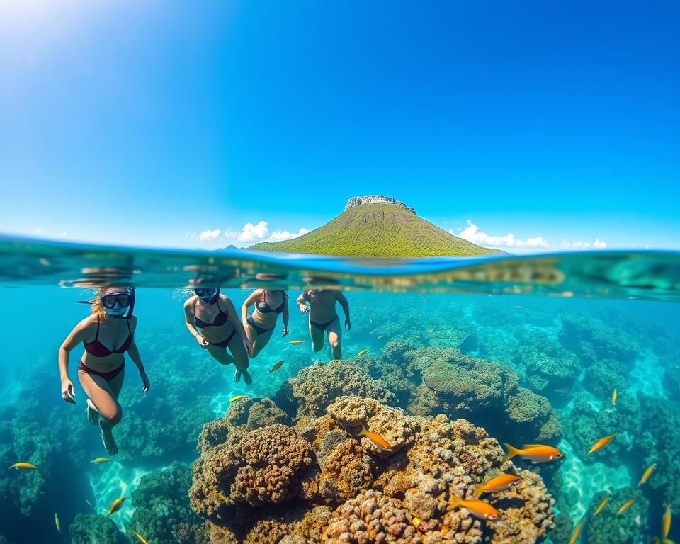 A vibrant, sunlit scene of <a href=